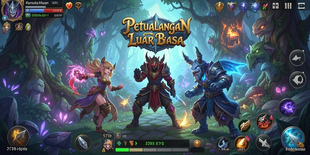 Tangkapan layar 2739 menunjukkan aksi pertarungan RPG yang mendebarkan.