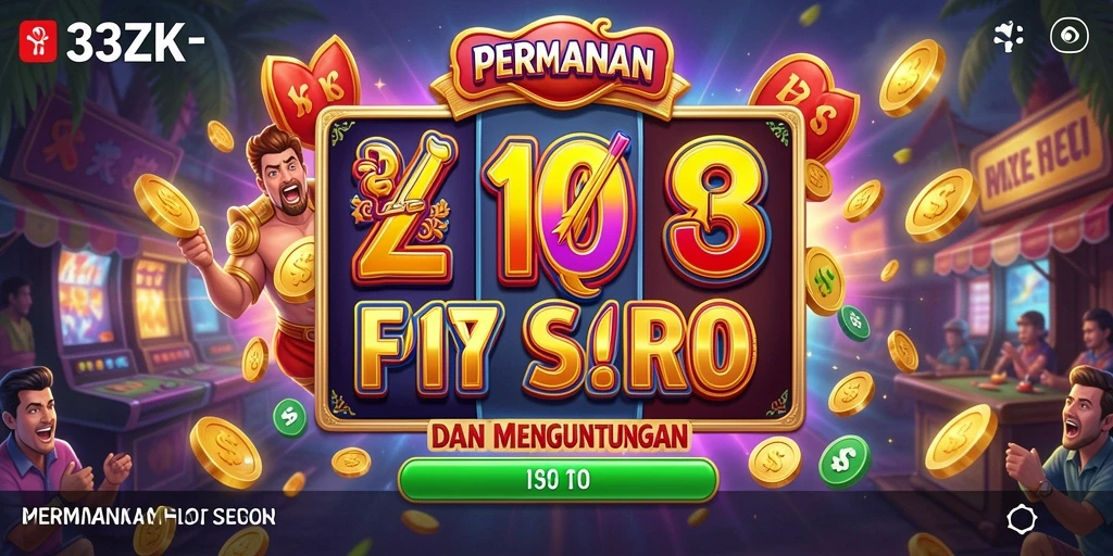 Tampilan gameplay seru dalam permainan Slot 33ZK.