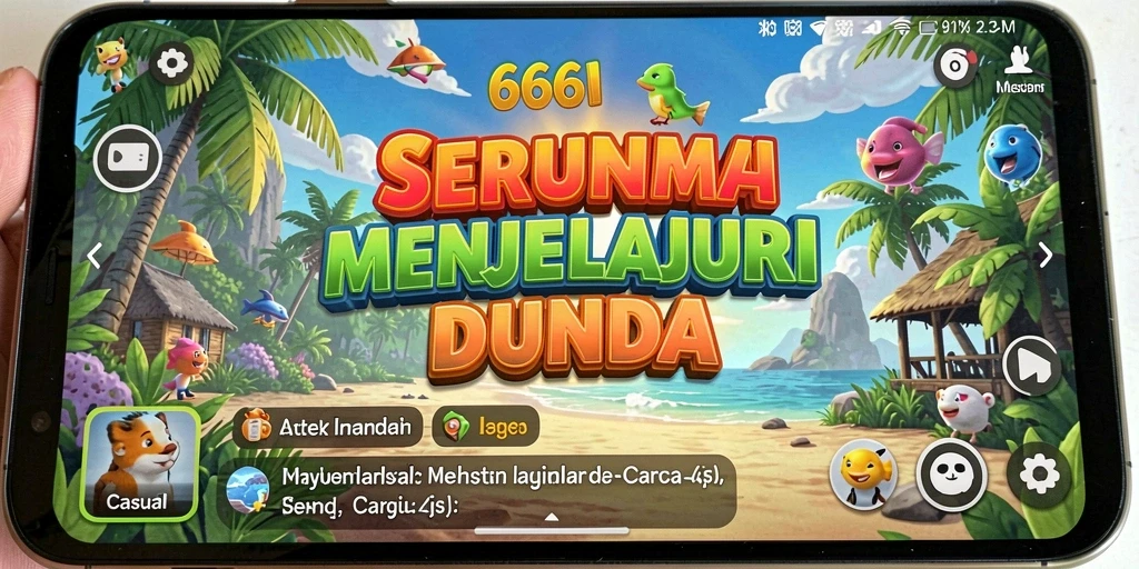 Screenshot gameplay 666I yang menggambarkan keseruan bermain Casual.