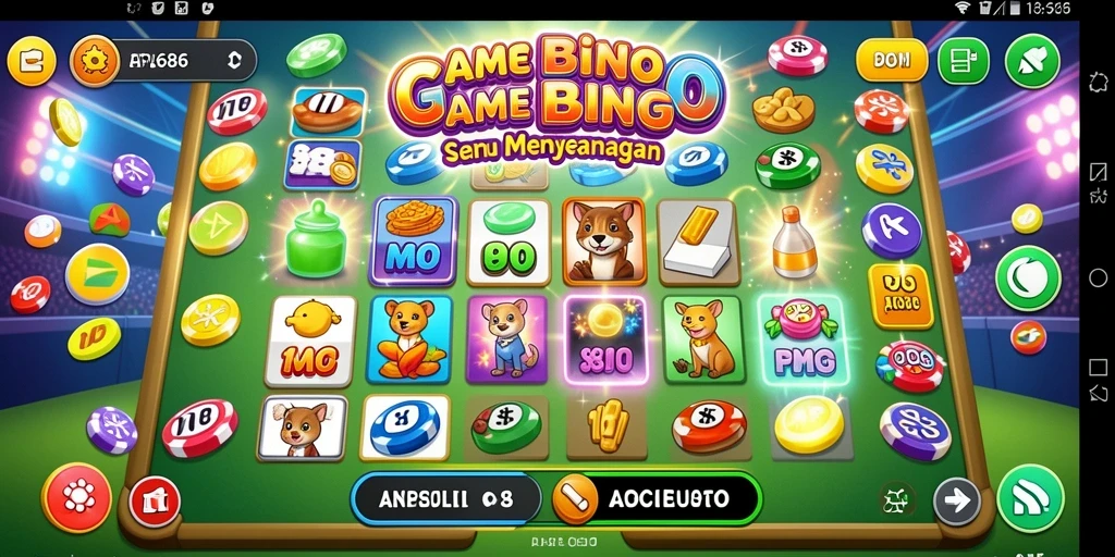 Tampilan gameplay Bingo yang seru dan interaktif di AP686.