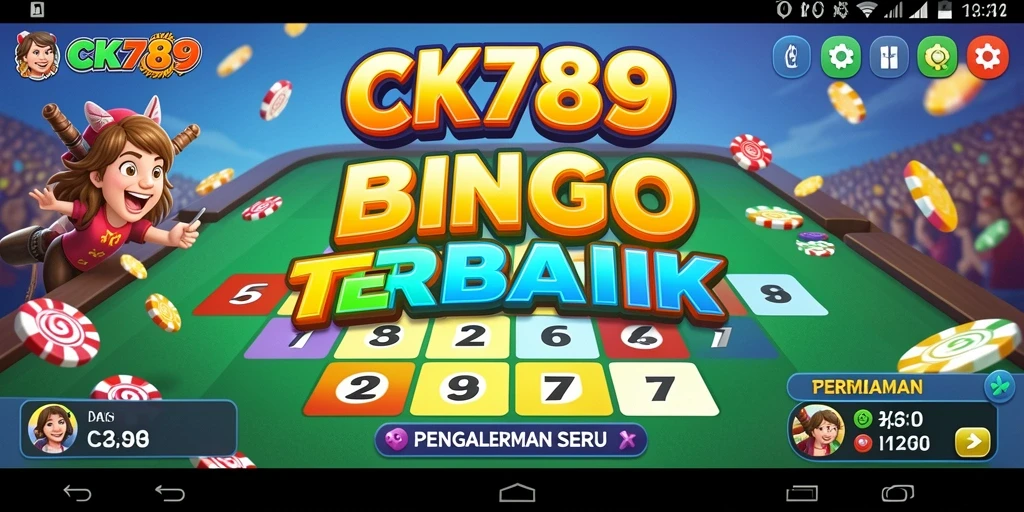 Tangkapan layar utama CK789 menampilkan aksi seru permainan Bingo.