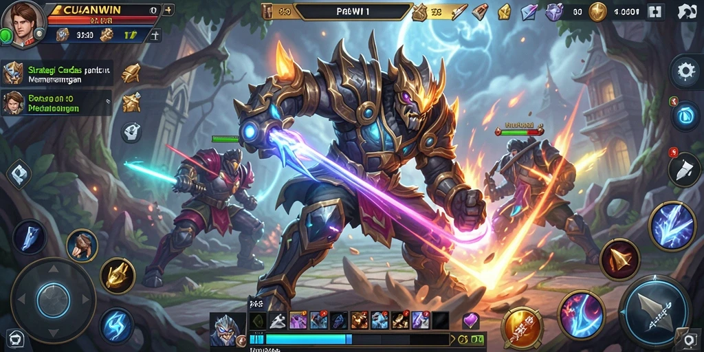 Tampilan gameplay menegangkan dan strategi mendebarkan di CUANWIN.