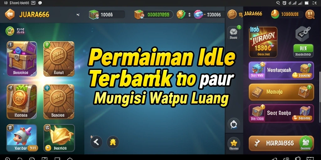 Screenshot JUARA666 menampilkan gameplay Idle yang menarik dan interaktif.