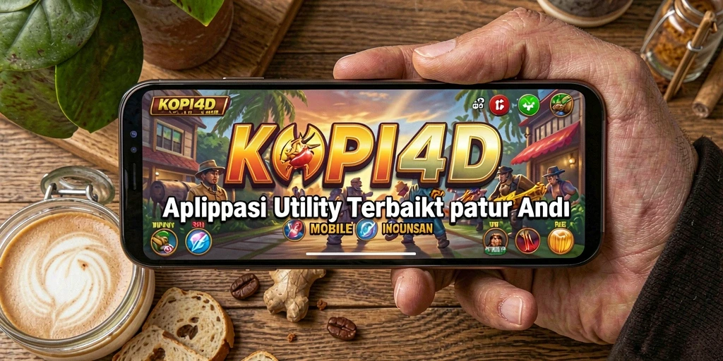 Tampilan utama aplikasi KOPI4D dengan fitur Utility yang lengkap.
