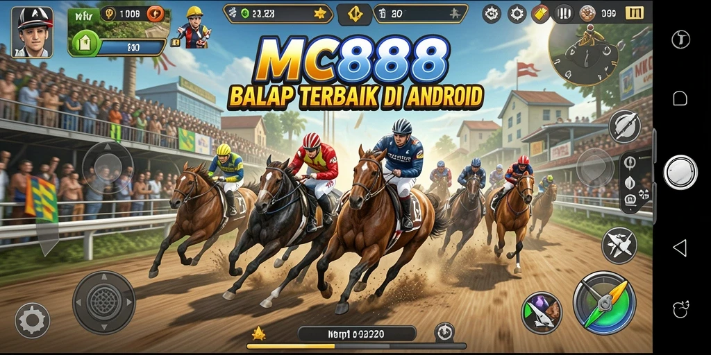 Gameplay balap intens di MC888 dengan grafis menakjubkan.