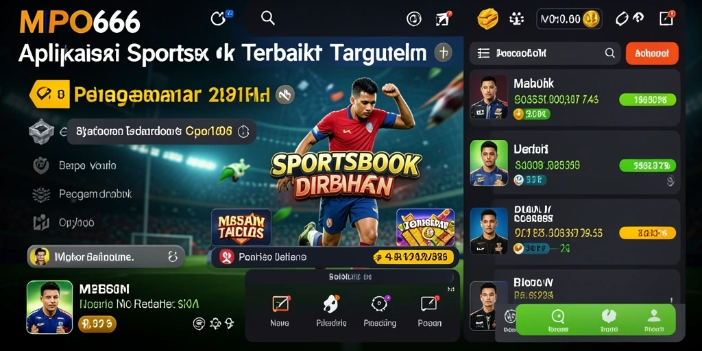 Tampilan permainan yang menarik dalam aplikasi MPO666.