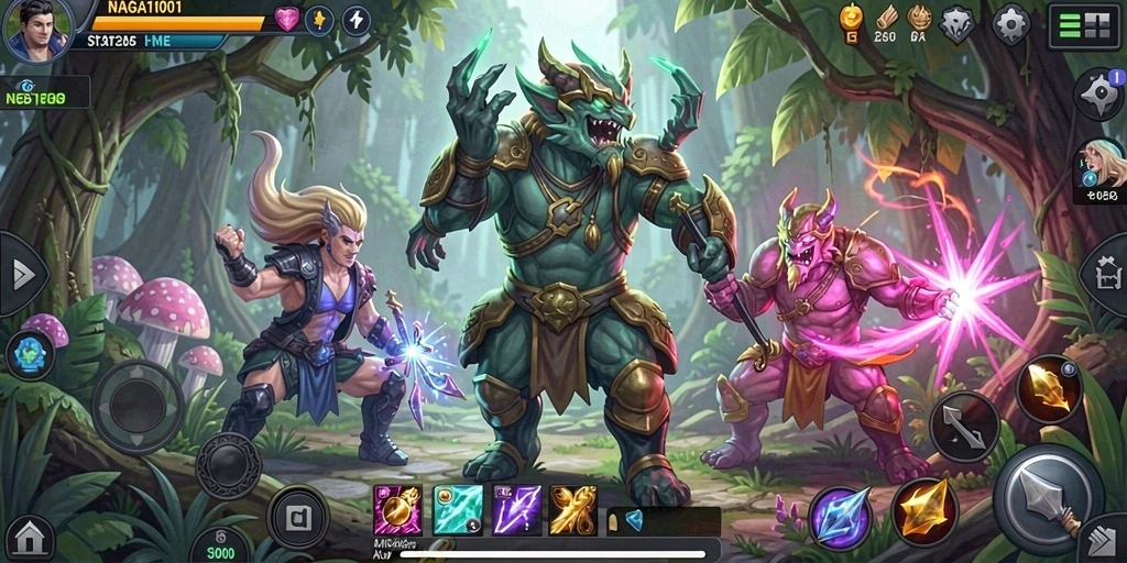 Gameplay NAGA1001 dengan elemen strategi yang mendalam.