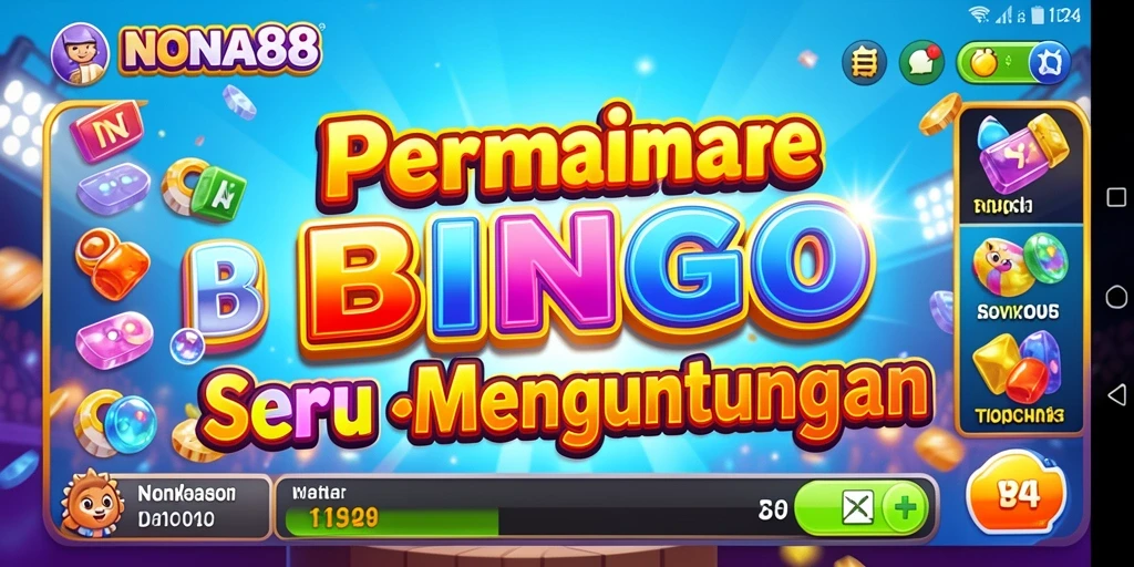 Tampilan menarik dari permainan Bingo di NONA88.
