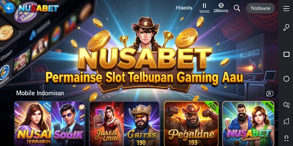 Screenshot gameplay menunjukkan keseruan bermain Slot NUSABET.