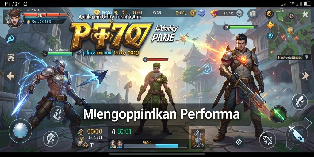 Tampilan antarmuka PT707 yang intuitif dan mudah dipahami.