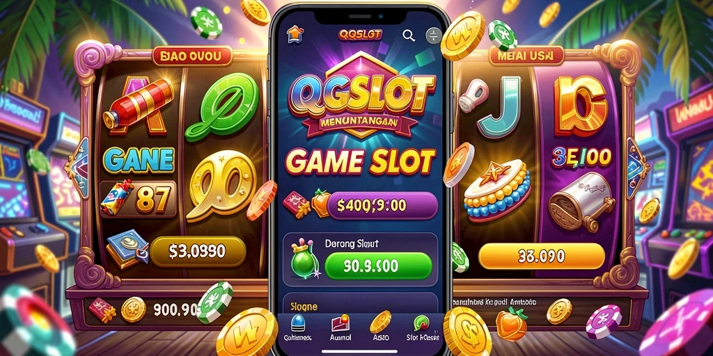 Tampilan gameplay menarik dari game slot QQSLOT.