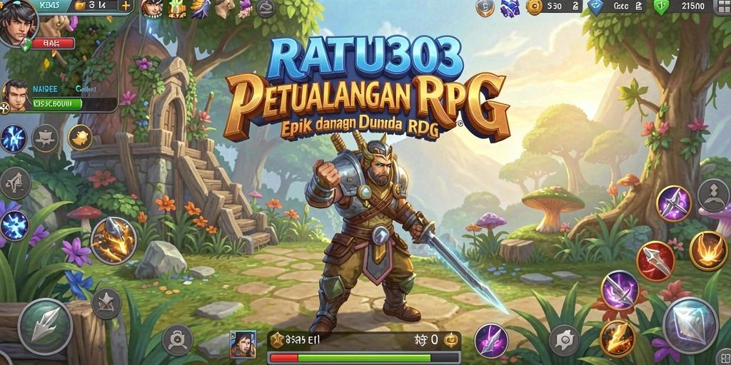 Screenshot utama gameplay <strong>RATU303</strong> menampilkan aksi pertempuran yang mendebarkan.