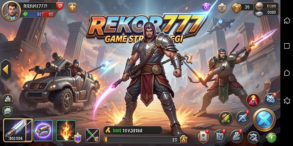 Tampilan gameplay menarik dari REKOR777 dengan strategi yang mendalam.