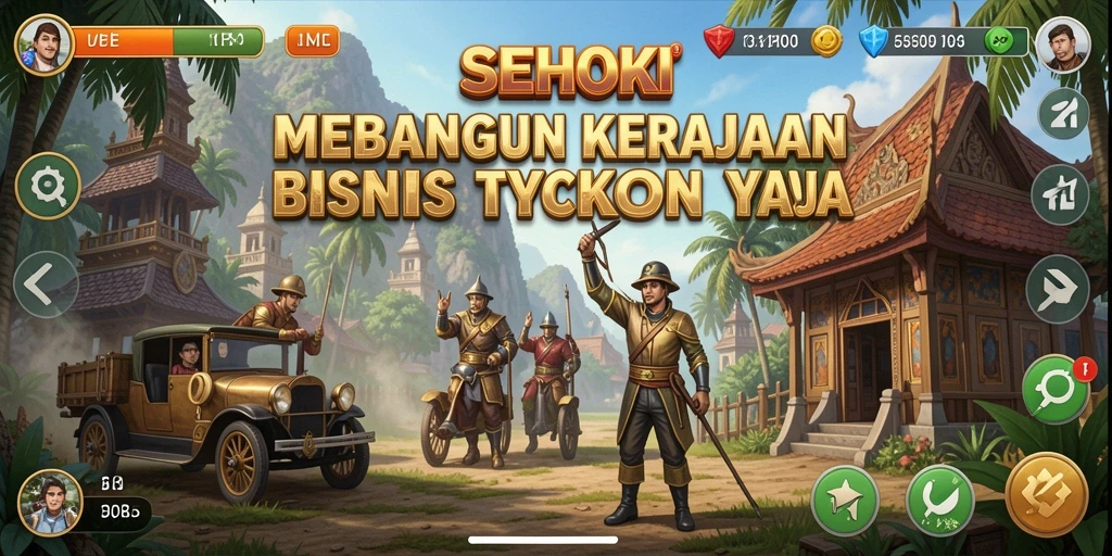 Screenshot SEHOKI menampilkan gameplay manajemen bisnis yang menarik.