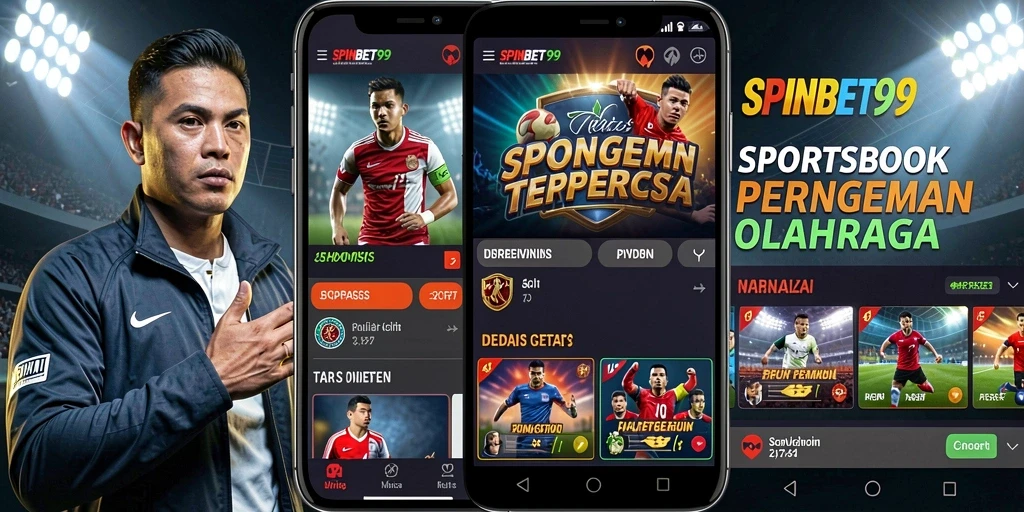 Tampilan antarmuka pengguna SPINBET99 saat bermain Sportsbook.