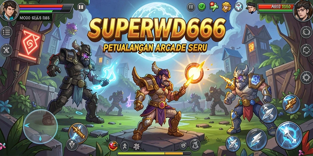 Tampilan gameplay SUPERWD666 yang seru dan menantang.