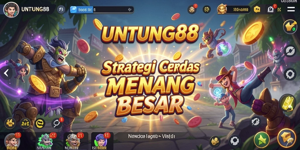 Tampilan gameplay seru yang menampilkan strategi dalam UNTUNG88.