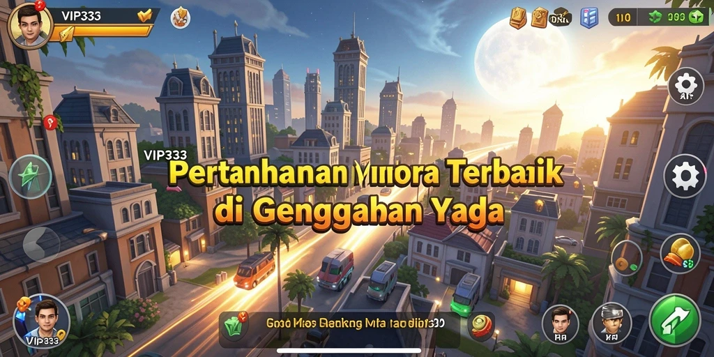 Tampilan gameplay menawan dalam game Tower Defense yang seru.